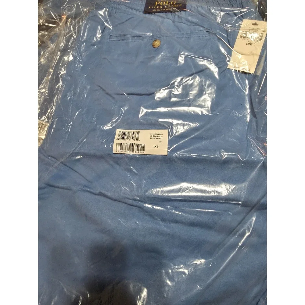 Polo Ralph Lauren Prepster Stretch Chino Shorts Blue Big & Tall Men's Size 4XB
